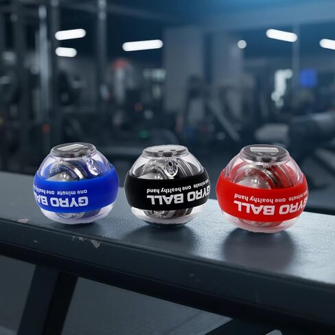 Torque Ball Hand Exerciser - Auto-Start Wrist Power Gyro Ball with LED Lights, Forearm & Grip Strength Trainer in Saudi Arabia