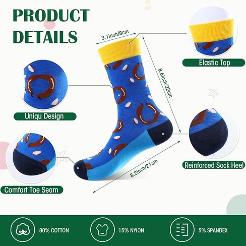 24/48 Pairs Christmas Socks Bulk with Gift Tags for Women Men Christmas Funny Novelty Cotton Crew Socks in Saudi Arabia
