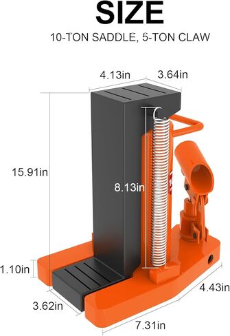 YATOINTO Toe Jack 5 Ton/10 Ton, Hydraulic Jack, Floor Jack Seal Kit for Construction Landscaping Farm Projects in Saudi Arabia