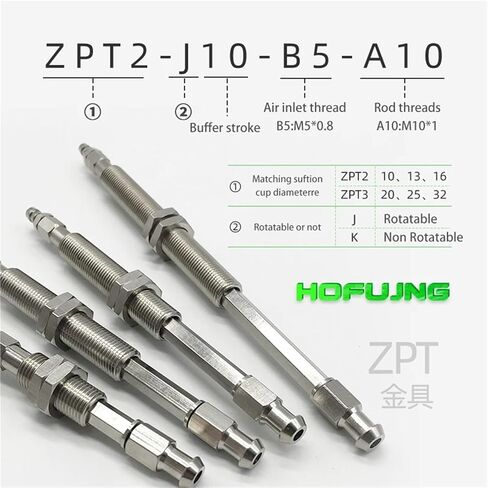 2PCS ZPT Series Fittings Pneumatic Vacuum Suction Cup Mounting Bracket Assembly ZPT2-K30-B5-A10 ZPT3-J20-B5-A10 Sucker Accessory(J20-8) in Saudi Arabia