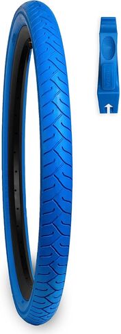 26 x 2.125 Bike Tires + Lever - Custom Color Bike Tire Fits Beach Cruiser, E-Bike & Mountain Bikes, MTB, Non-Foldable, Puncture Resistant in Saudi Arabia