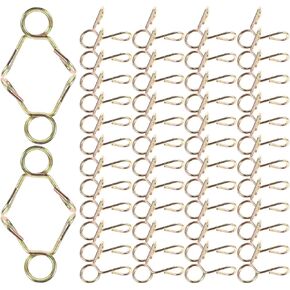 100pcs 5mm Spring Steel Hose Clamps Tube Clamps Fuel Line Hose Fasteners for Plumbing and Automotive Use in Kuwait
