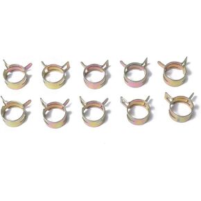 Cngoat41 Car Line Spring Clamp Fasteners Vacuum Hose Pipe Clamp 6mm 8mm 9mm 10mm 11mm 12mm 14mm 15mm 80 Pcs 6-15MM Spring Band Hose Clamp in Kuwait