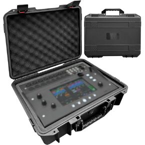 حقيبة سفر صلبة لخلاط Allen & Heath الرقمي CQ-18T / حقيبة تخزين ذات هيكل صلب CQ-12T مزودة بمقبض مريح مع رغوة قابلة للتخصيص للخلاطات in Kuwait