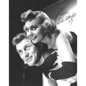 Athlon Sports CTBL-023627 8 x 10 in. Lola Albright Signed 1949 Champion Vintage Black & White Photo with Kurt Douglas, Love - JSA Hologram No. DD90958 in Kuwait