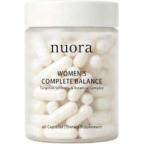 Nuora Gut Ritual Capsules for Women's Gut Health, Gut Biofilm Probiotic Ritual with Berberine, Promotes Metabolism and Gut Balance, Vegan, Non-GMO, 60 Capsules in Saudi Arabia