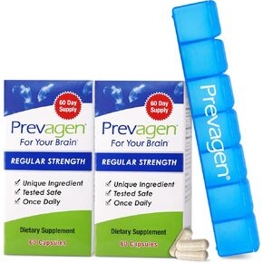 Prevagen Regular Strength - 60 Capsules (2 Month Supply) 10mg of Apoaequorin Plus Vitamin D3 in Kuwait