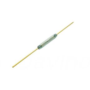10PCS Reed Switch 2 * 14mm Magnetic Control Switch Green Glass Reed Switches Glass Normally Open Contact for Sensors MKA14103 in Saudi Arabia
