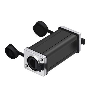 10Pcs RJ45 Coupler Female Ethernet Network Connector Panel Mount Straight Adapter(10xMetal-90mm-01) in Kuwait