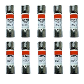 10 عبوات جديدة FNQ-5 FNQ-5A FNQ 5A 500Vac صمامات تأخير الوقت، FNQ-5A صمامات خرطوشة رفض الفئة CC الحالية in Kuwait