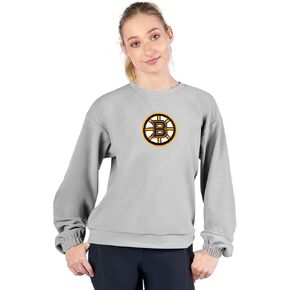 تي شيرت CERTO NHL نسائي طويل الأكمام بياقة دائرية، بلوفر ليوم اللعبة، مزيج قطن خفيف الوزن، مقاس مريح، ملابس كاجوال in Kuwait