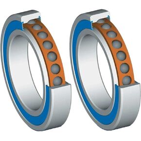 1 زوج H71907C 2RZ HQ1 P4A 35x55x10 71907C مختومة محامل للاتصال الزاوي سرعة المغزل ABEC-7 SI3N4 كرة سيراميك in Kuwait