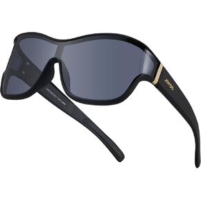 Jefoo Fit Over Glasses نظارات شمسية رياضية مستقطبة كبيرة الحجم للنساء والرجال نظارات شمسية عصرية ريترو حماية من الأشعة فوق البنفسجية 400 in Kuwait