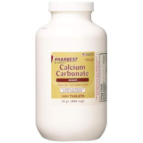 Pharbest 10 Grains Calcium Carbonate Antacid Supplement Tablets - 1000 ea in Saudi Arabia