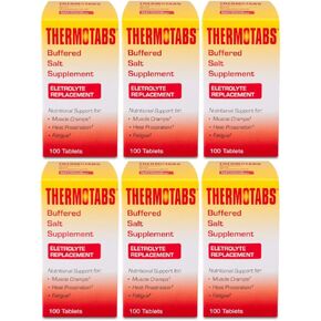 THERMOTABS Salt Supplement Buffered Tablets 100 Tablets (Pack of 6) in Kuwait