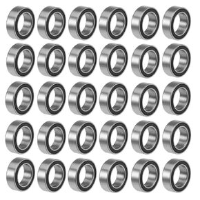 MR85-2RS الكرات 5x8x2.5mm، تتحمل مزدوجة مختومة الكروم الصلب الأسود الختم Z2 30pcs. in Kuwait