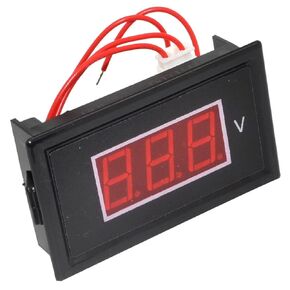 0.56 2 Wire Digital Voltmeter V85A AC60V to 500V LED Voltage Tester Meter for AC110/AC220V/380 6Pcs(Green Display) in Saudi Arabia