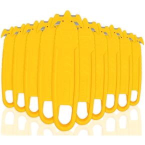 قطاعة صندوق الأمان، T TOVIA SK2 فتاحة حزمة شفرة مخفية من الفولاذ المقاوم للصدأ مع شريط مقسم للكرتون والكرتون واللف والأشرطة والأفلام (5 قطع - مزيج الألوان) in Kuwait