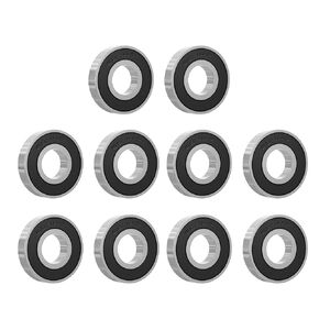 10Pcs 607RS Deep Groove Ball Bearings ID 7mm x OD 19mm x Width 6mm 607-2RS Double Rubber Seal Deep Groove Ball Bearings Miniature Bearing Industrial Bearing in Kuwait