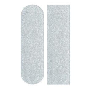 Silver Texture Skateboard Grip Tape 44x10 Inch Anti-Slip Waterproof Sandpaper Griptape Sheet Sticker for Longboard, Scooter, and Rollerboard Deck in Saudi Arabia