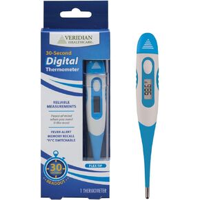 Veridian Oral & Rectal Digital Thermometer Stick Digital Display 08-355 1 Each in Kuwait