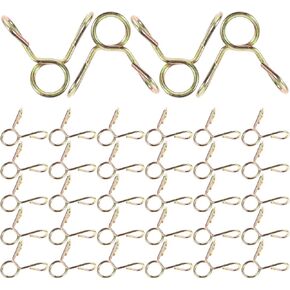NOLITOY 100pcs 5mm Spring Clamp Steel Hose Clip Water Line Hose Clamp Fastener for Washing Machine Plumbing and Fuel Line Applications in Saudi Arabia