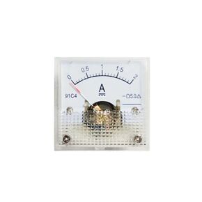 91C4-A Current Meter Gauge Analog DC Ammeter 1A2A3A5A 10A 15A 20mA 30mA 50mA 45 * 45mm 1Pcs(500mA) in Saudi Arabia