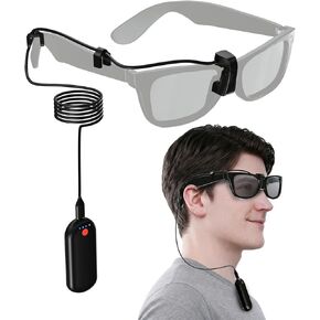 حزمة بطارية النظارات الذكية بقدرة 3000 مللي أمبير في الساعة لنظارات Ray-Ban Meta AI، وشاحن مثبت لـ Wayfarer وSkyler، وشحن سريع، وبطارية خفيفة الوزن يمكن ارتداؤها وموصلات محسّنة، وإطالة مدة الفيديو حتى 48 ساعة in Kuwait