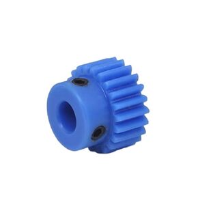 Blue Nylon Gear/1 Module Finished Hole Convex step/1M15-36T Number of Teeth Plastic Transmission spur Gear 1 Module 15 Teeth 1 Module 17 Teeth 1 Module 19 Teeth(1 Mold 19 Perforations 8) in Saudi Arabia