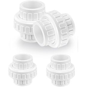 2 قطعة تركيب أنابيب PVC مقاس 3/4 بوصة (مقبس × مقبس)، موصلات محول اقتران الاتحاد الانزلاقي PVC مقاس 3/4 بوصة مع حلقة دائرية EPDM، جدول 40 in Kuwait