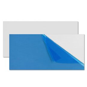 Aluminum Sheet, 4"x8" 1mm Thick (18 Gauge) 6061 T651 Aluminum Sheet Metal, 99.9% Pure Aluminum Plate for Crafts, Jewelry Making, DIY, Electrical Repair (2 Pack) in Kuwait