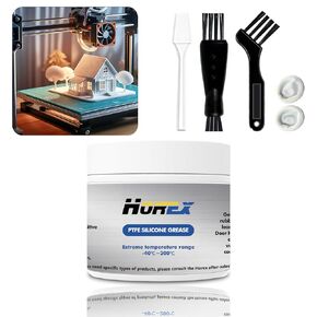 شحم PTFE للطابعة ثلاثية الأبعاد 1.76 أونصة من السيليكون لطباعة زيوت التشحيم الخطية للسكك الحديدية X Y Z Axis CNC Gear Paste ملحقات صيانة متعددة الأغراض لمعدات En der 3 5 V3 SE المكتبية المنزلية in Kuwait