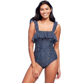 بدلة سباحة نسائية من قطعة واحدة مكشكشة ومنقطة من Kona Sol in Kuwait