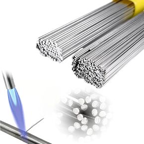 55pcs Aluminum Brazing Rods, Aluminum Welding Rods, 0.08''x13'' Low Temperature Easy Melt soldadura de aluminio, Low Temperature Universal Welding Rod No Flux Required in Saudi Arabia