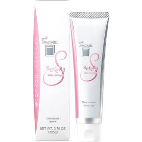 APAGARD® Serena, Sangi's Nano-Hydroxyapatite Toothpaste for Remineralizing & Stain Removal. Fluoride-Free, Gentle Whitening Type, 105g / 3.7 oz, Floral Mint Flavor, Single Pack in Kuwait