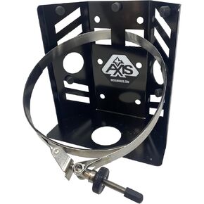 دعامة خزان البروبان من الفولاذ المقاوم للصدأ مع مسمار على شكل حرف T سريع التحرير لزجاجة غاز البروبان سعة 5 رطل LP للمركبات البرية، ومركبات RV والبحرية - المحور البري بواسطة Preece Preece Precision in Kuwait