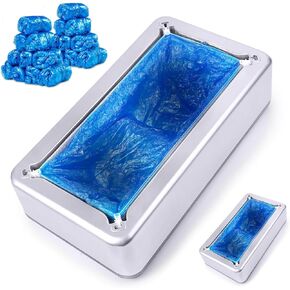 Shoe Cover Dispenser Containing 200pcs Shoe Covers Disposable Non Slip High Quality Automatic Shoe Cover Machine with Disposable Shoe Covers for Indoors for Most Occasion and Shoes Size in Kuwait