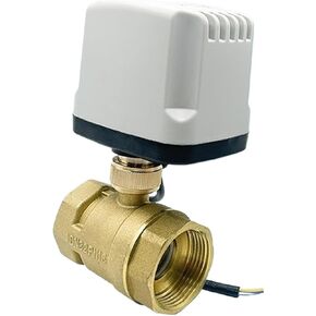 DN15-DN50 Normally Closed Motorized Ball Valve 220V 12V 24V 2-Wire Quick-open Electric Valves 2-wire 1Pcs(DN25,NORMALLY CLOSED_110VAC) in Saudi Arabia