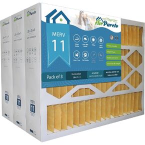 فلتر بديل M8-1056 | إيربوريت AP-M820255 | الحجم الفعلي 20-1/4" x 25-3/8" x 5-1/4" (20x25x5) | Merv 11 | حزمة من 3 | صُنعت في كندا in Kuwait