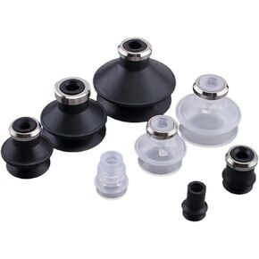 1 قطعة ZP سلسلة فراغ مصاصة ZP-13/16/20/25/25/32/40/50UN/الولايات المتحدة شقة مستديرة الصناعية كوب شفاط المكنسة الكهربائية (ZP10B ، أسود) in Kuwait