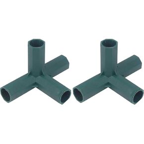 10 قطعة 4 طريقة 16 مللي متر الكوع تركيب الأنابيب البلاستيكية بناء الثقيلة الدفيئة الإطار الأثاث موصلات اتصال خيمة in Kuwait