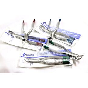 مجموعة من 3 قطع من كل قطعة من أدوات استخلاص الأسنان الألمانية الفاخرة FORCEP رقم 53L و53R رقم 23 أدوات طب الأسنان من الفولاذ الألماني المقاوم للصدأ in Kuwait