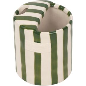 Coffee Mug Espresso Cup 10oz Ceramic Coffee Mugs Porcelain Coffee Cup Hand-Painted Striped Art Multiple Use for Kitchen, Dining-Green in Kuwait