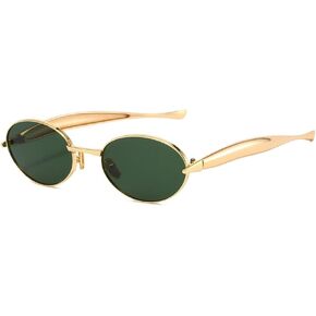 Uv400 Protect Sunglasses - Oval Small Frame Metal For Women Man Running & Outdoor Sport in Kuwait