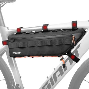 Bike Frame Bag Bicycle Bag for MTB Road Bike, Bike Triangle Bag, 2.7L Large Capacity Cycling Bag, Water-resistant Fabric, Universal Fit MTB, Road Bike, E-bike, Bike Accessories in Kuwait
