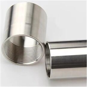 1pc 304 Stainless Steel Pipe Fittings DN8-DN100 Inner Wire Joint Double-End Internal Thread Straight Water Pipe Accessories(DN20) in Kuwait