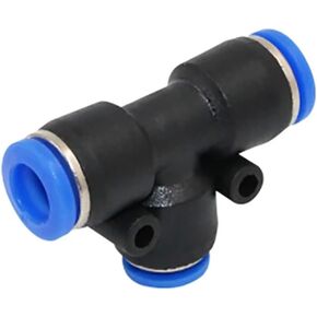 1Pcs PE Air Connectors Hose Connection Air Fitting 3Way Quick Coupling Pneumatic Fittings 4/6/8/10/12/14/16Mm(PE6) in Kuwait