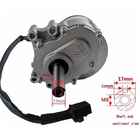 محرك الكرسي المتحرك 24V250W 75/120 دورة في الدقيقة ZD101AZ1 ملحقات التعديل الكهربائي 1 قطعة (120 دورة في الدقيقة) in Kuwait