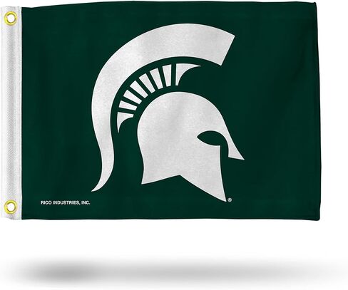 Michigan State Spartans 12" x 18" Boat Flag - Golf Cart Flag in Saudi Arabia