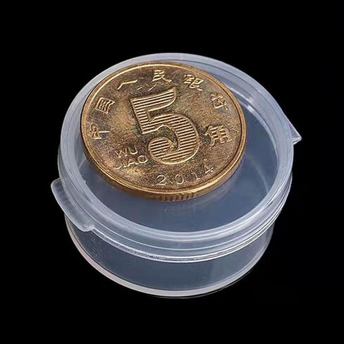 صناديق عينات بلاستيكية مستديرة شفافة من ULTECHNOVO، 25 عبوة، برطمانات تخزين التربة مع أغطية للاختبار المعملي والبحث العلمي والاستخدام التعليمي in Kuwait